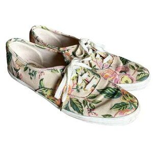 Keds x Rifle Paper Co. Champion Jardin Paris Pink Floral Sneakers SZ 8.5 EUC